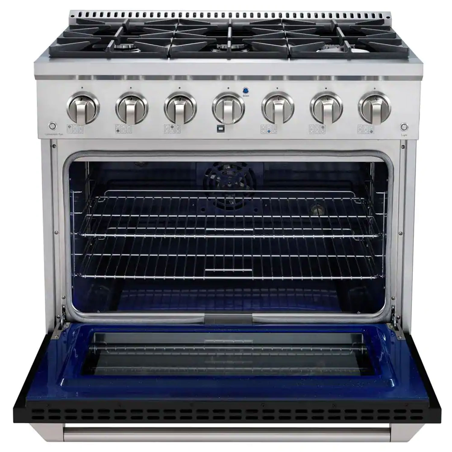 36-Inch-Professional-6-Burner-Gas-Range-Black-5 36-Inch-Professional-6-Burner-Gas-Range-Black-5