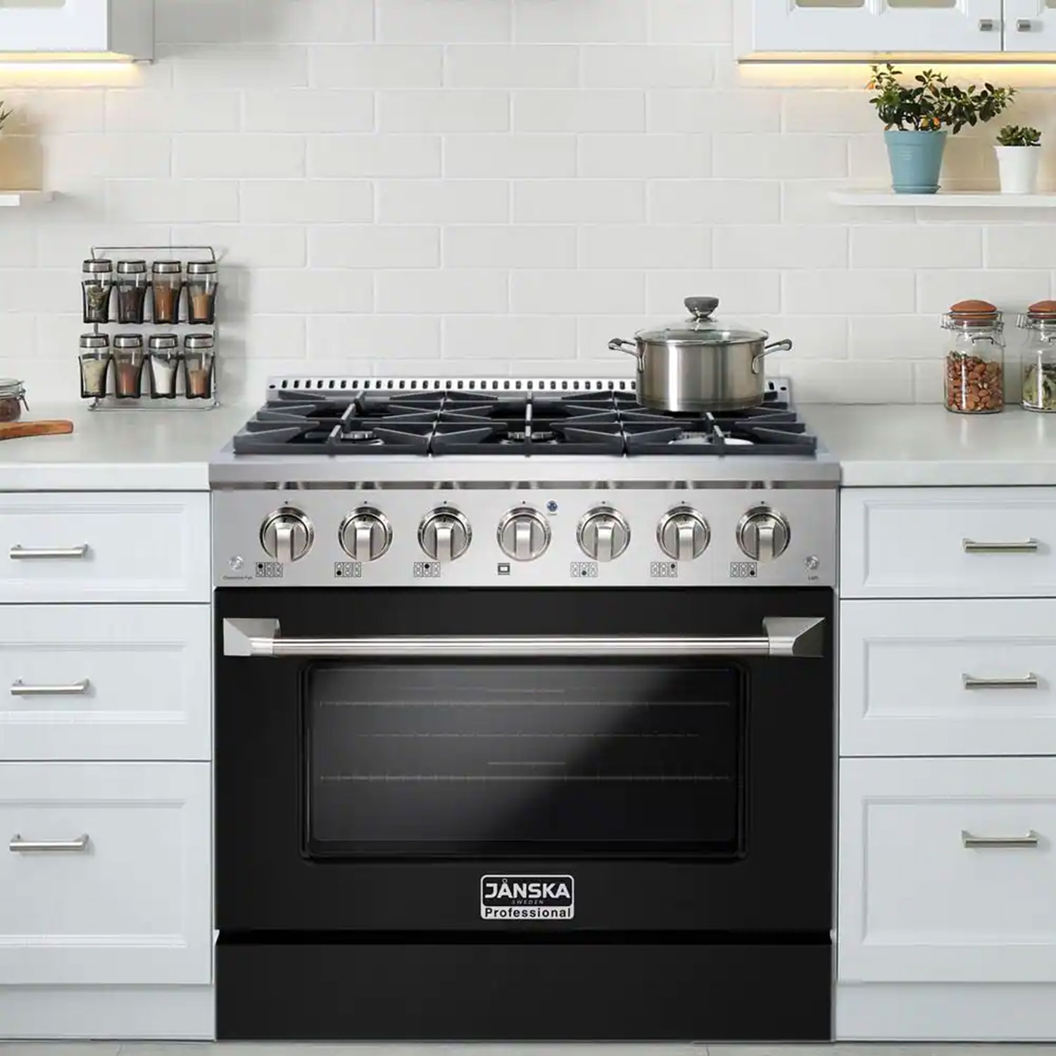 36-Inch-Professional-6-Burner-Gas-Range-Black-8 36-Inch-Professional-6-Burner-Gas-Range-Black-8