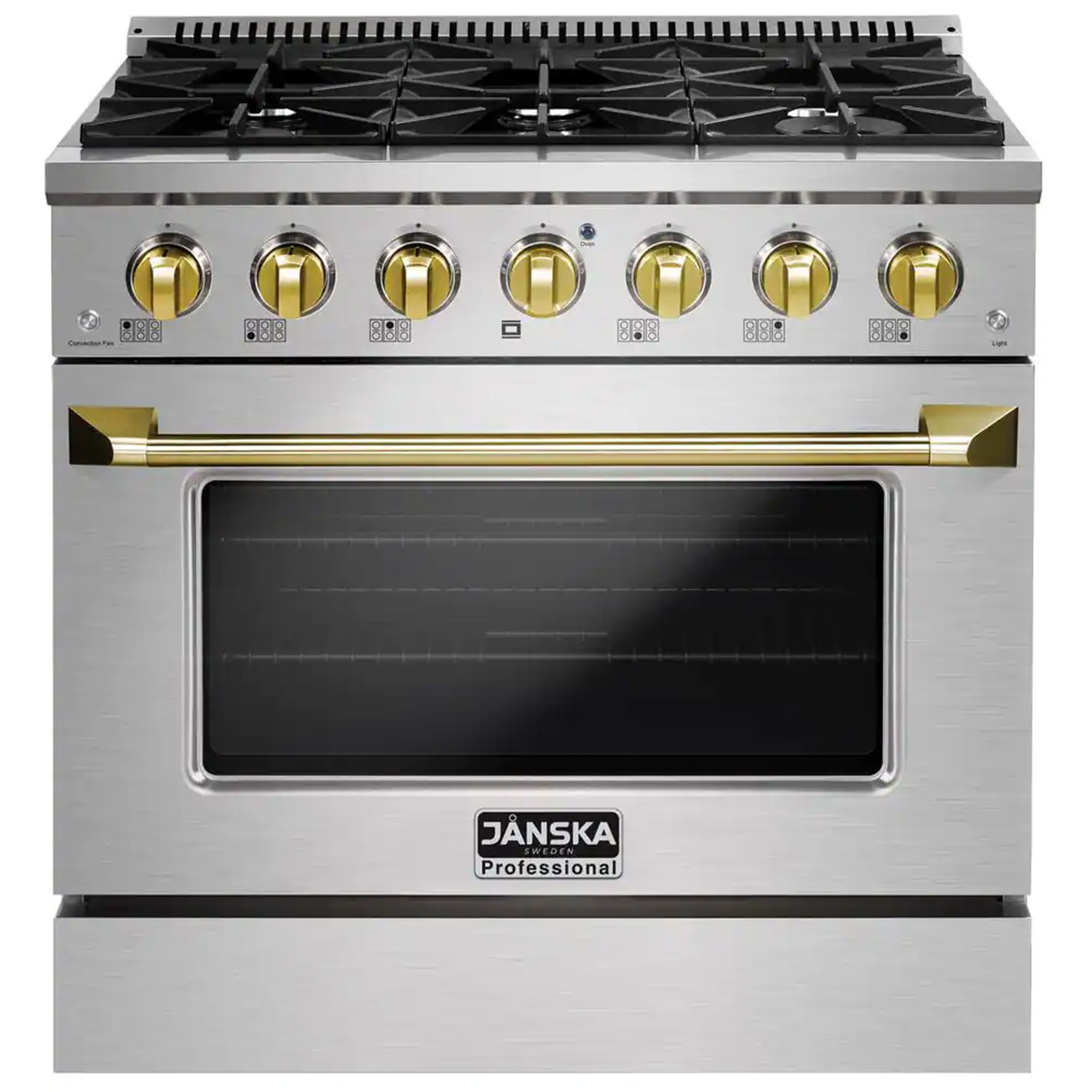 janska-36-Inch-Professional-6-Burner-Gas-Range—Gold-Knobs-1