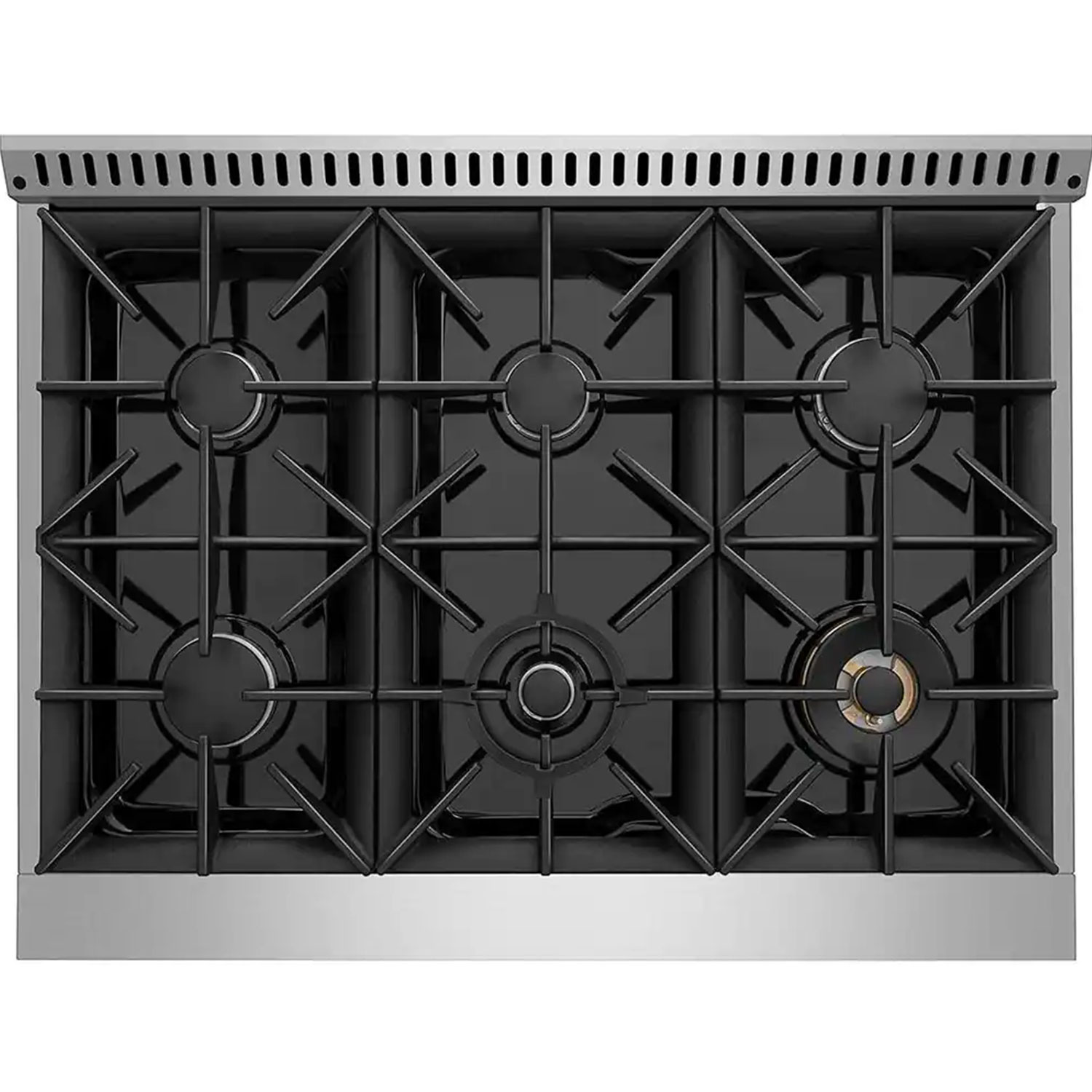 janska-36-Inch-Professional-6-Burner-Gas-Range—Gold-Knobs-4