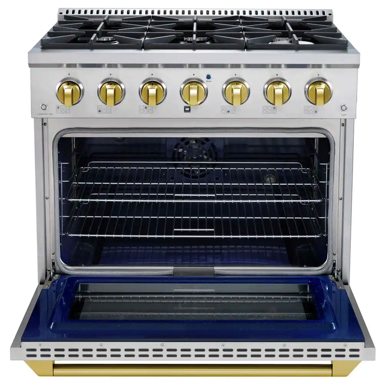 janska-36-Inch-Professional-6-Burner-Gas-Range—Gold-Knobs-5