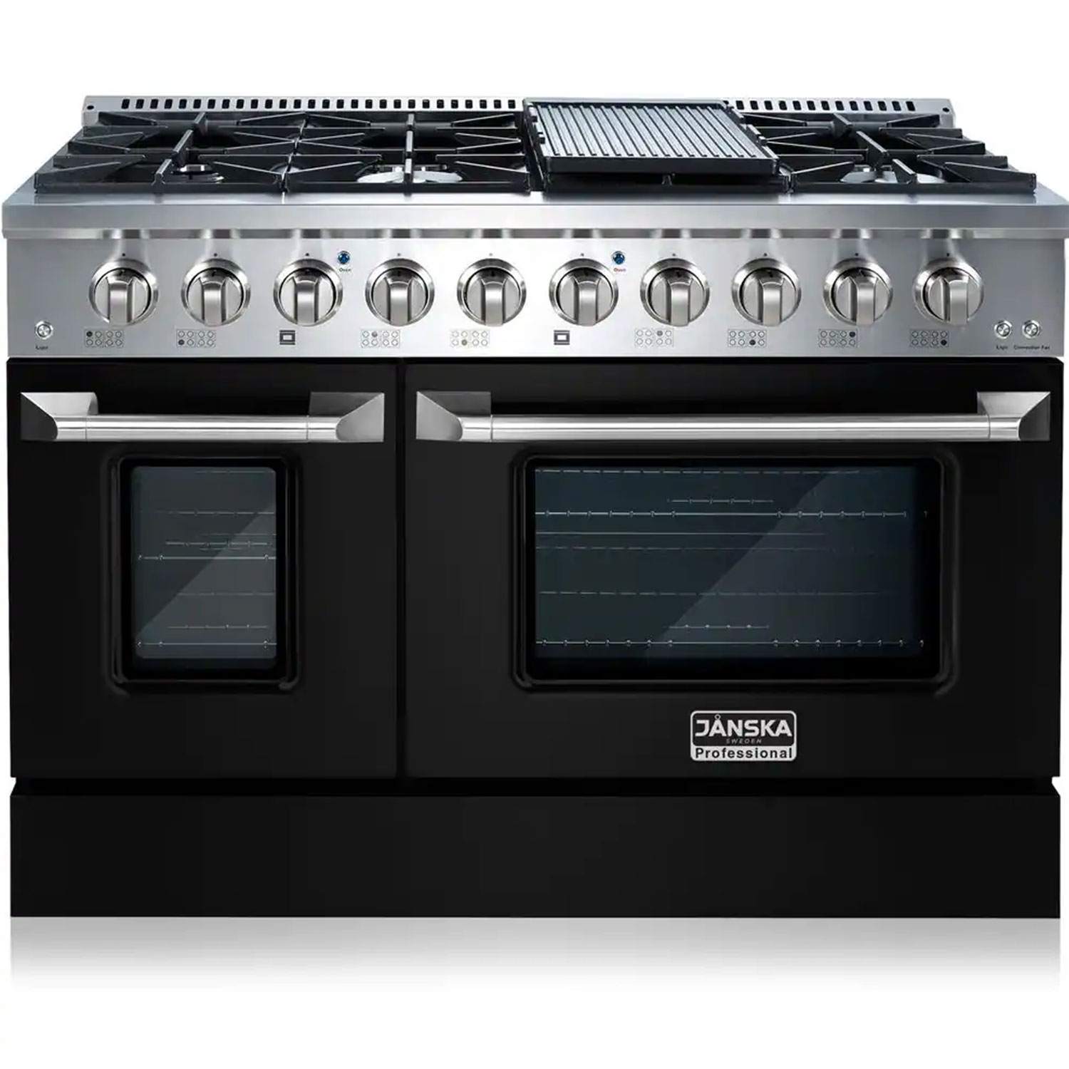 janska-48-Inch-Professional-8-Burner-Gas-Range-Black