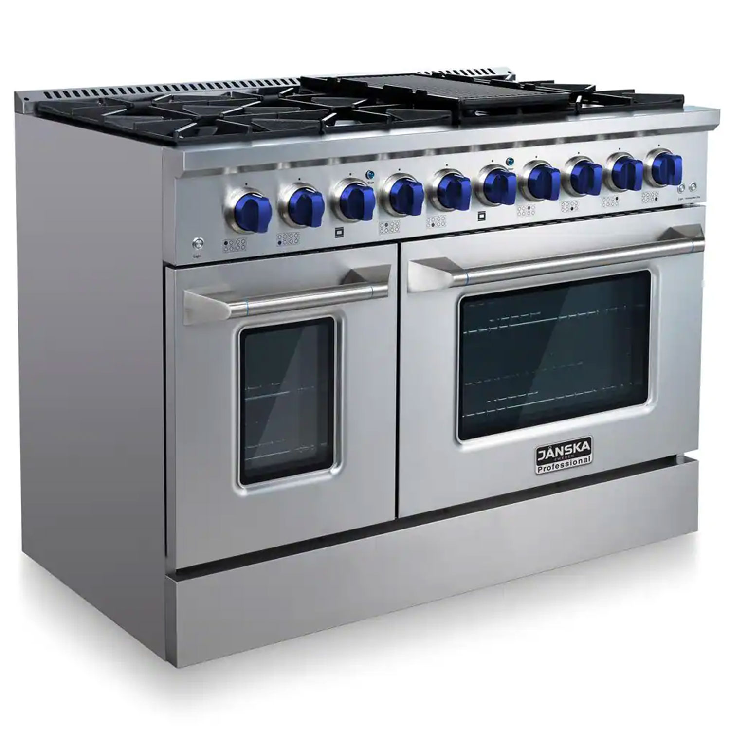janska-48-Inch-Professional-8-Burner-Gas-Range-Bonus-Blue-Knobs-2
