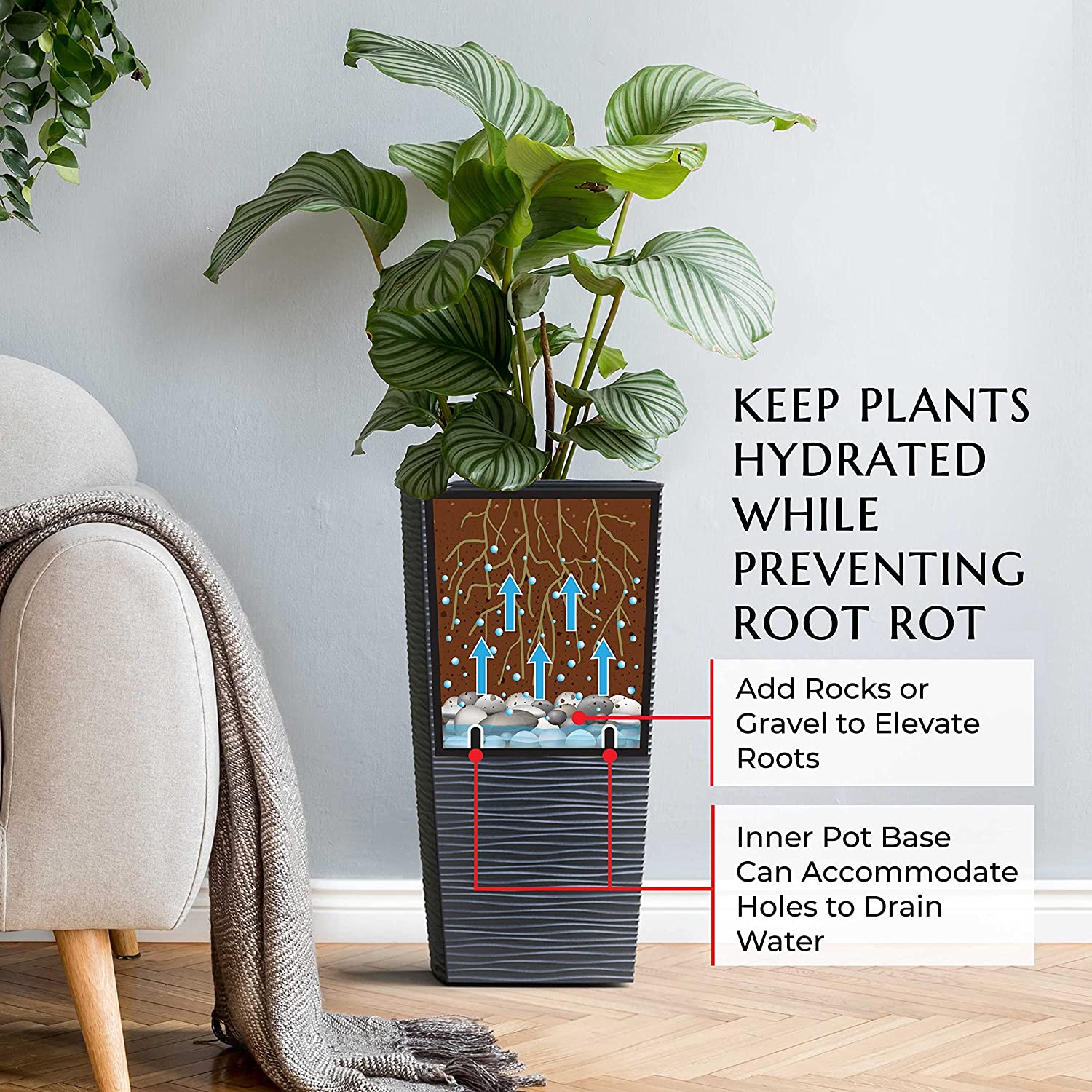 janska_EverGreen Planter Set SMALL – Dark Grey6